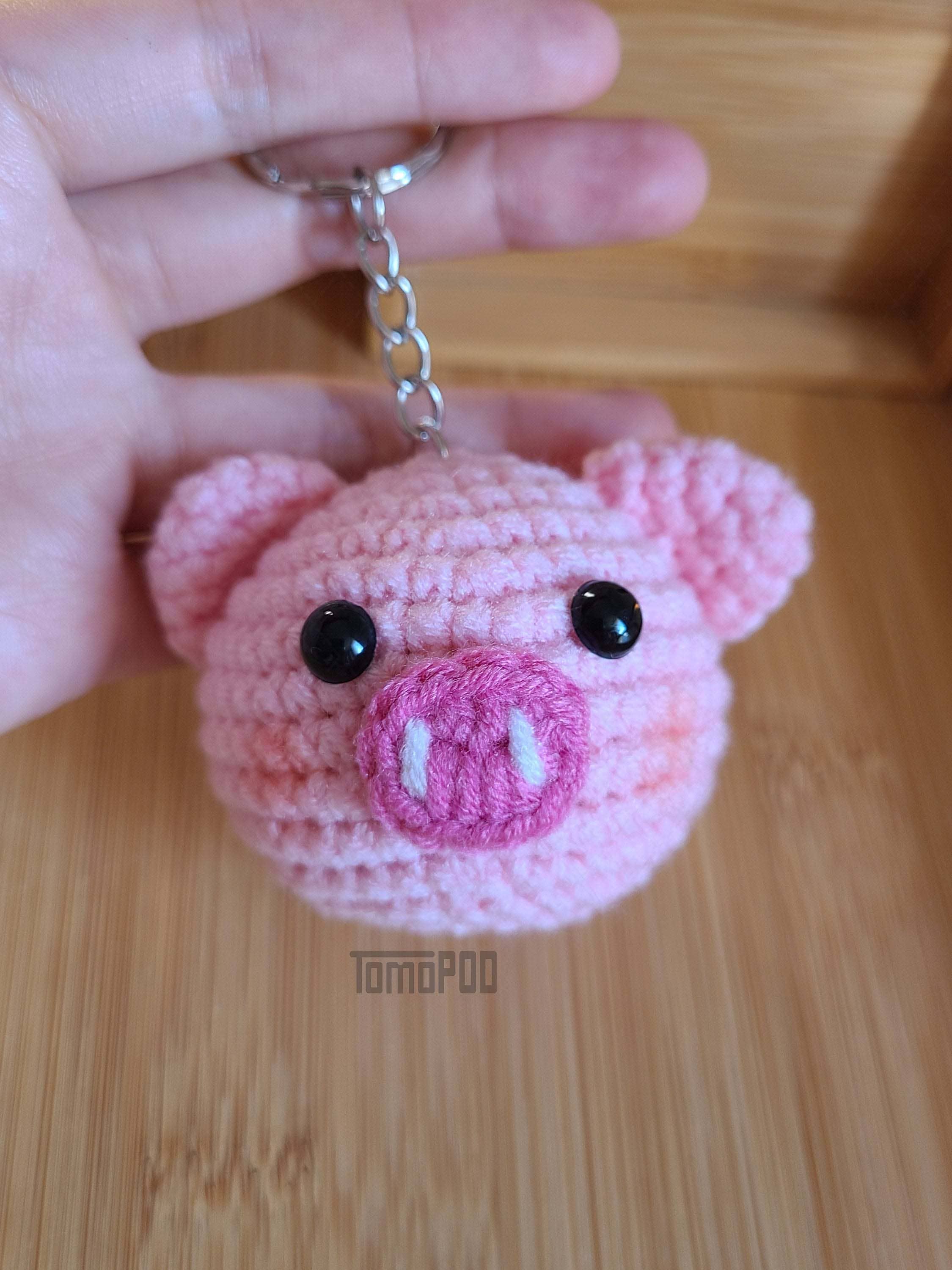 TOMOPOD LLC - Wholesale Keychain - Women's - Cute Crochet Animal Keychain | Koala, Panda, Piggy Keychains8
