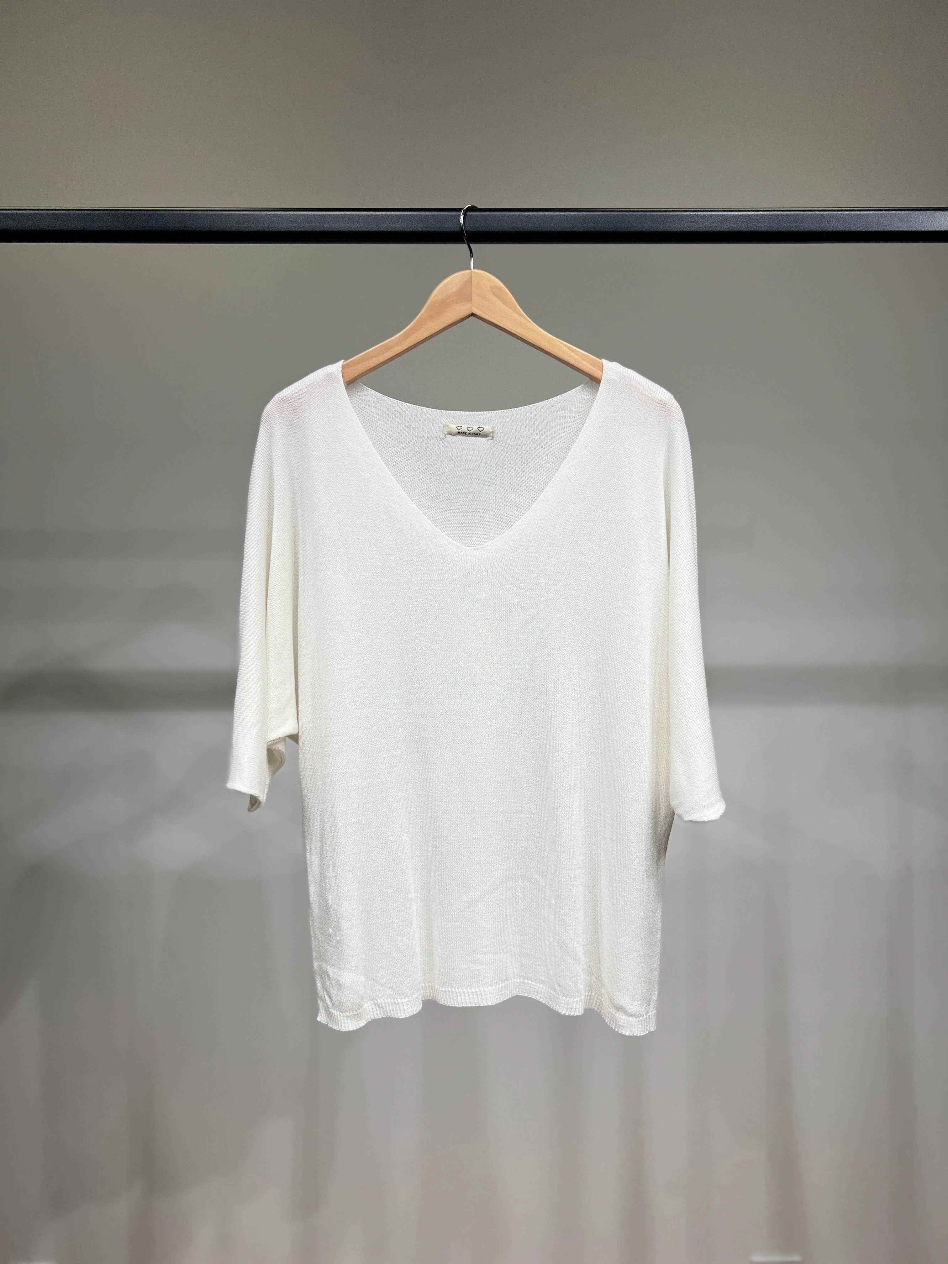 L'Emotion - Vendita all'ingrosso Maglione tricot - Donna - Maglione lavorato a maglia a maniche lunghe con scollo a V in modal 20