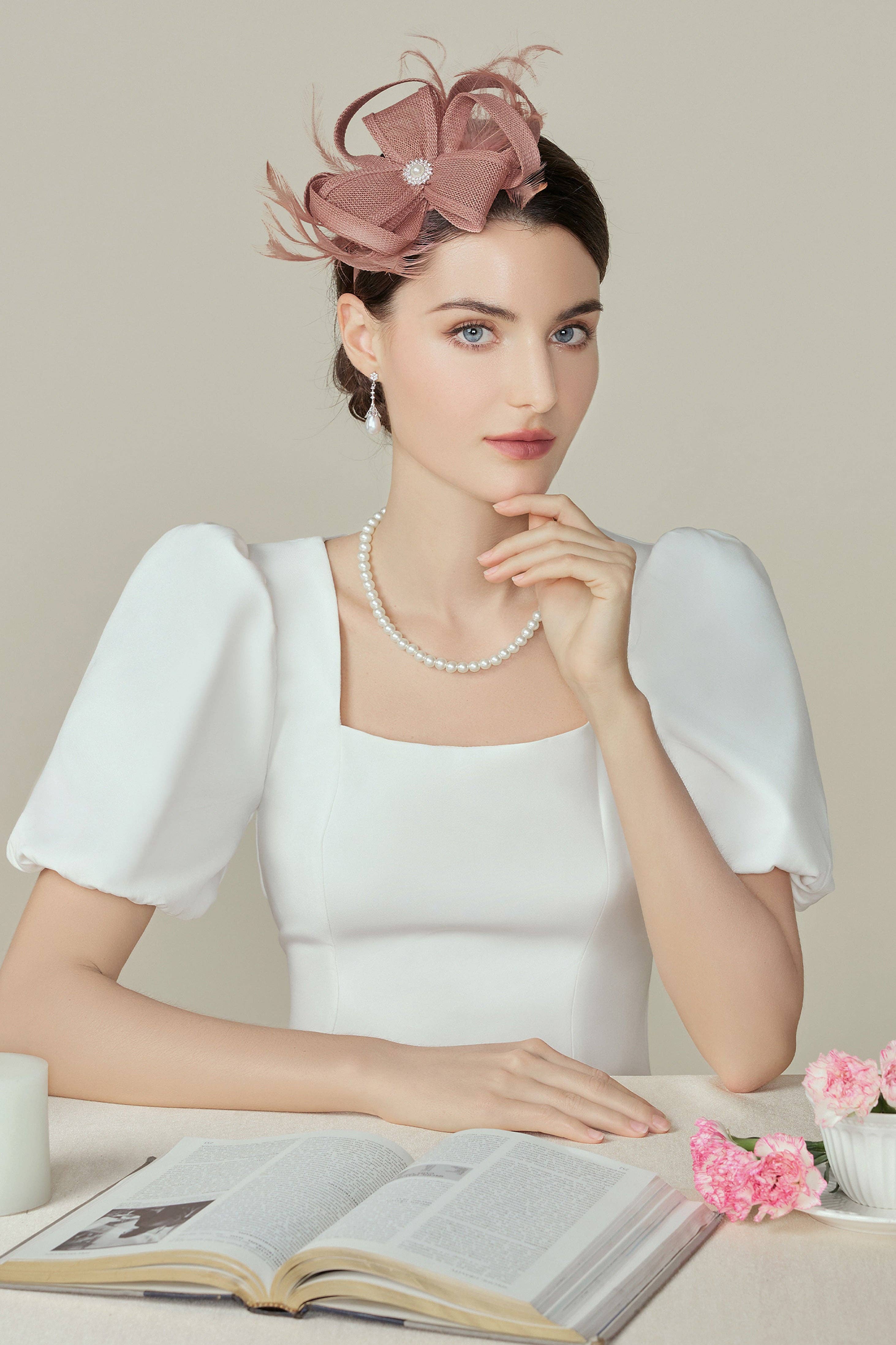 BABEYOND - Wholesale Fascinator Hat - Women's - Graceful Tea Party Derby Fascinator2