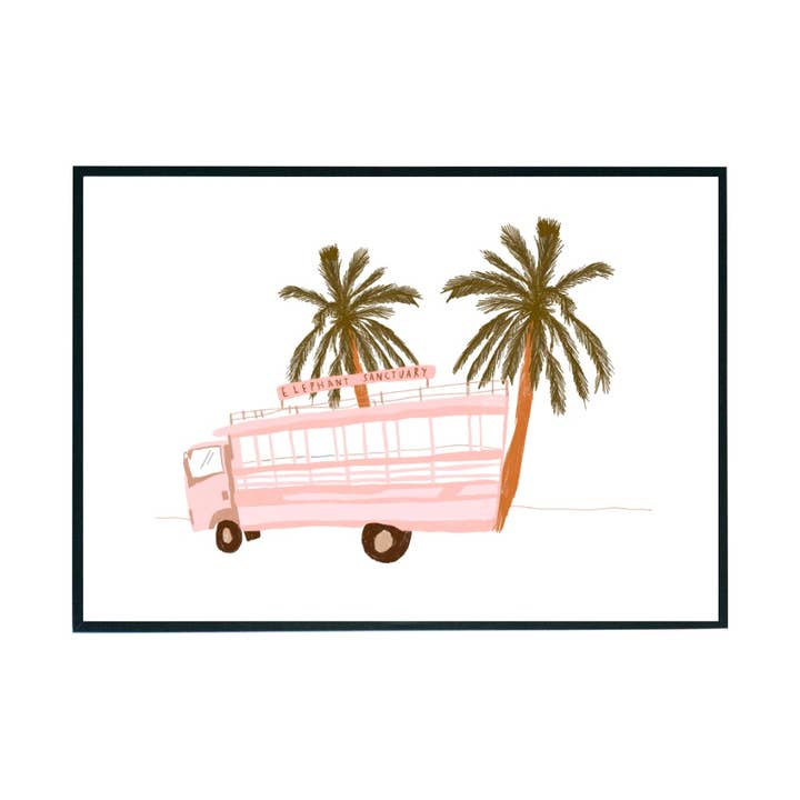 Thailand - Art Print (A5-A2) for wholesale by Olive and Clive