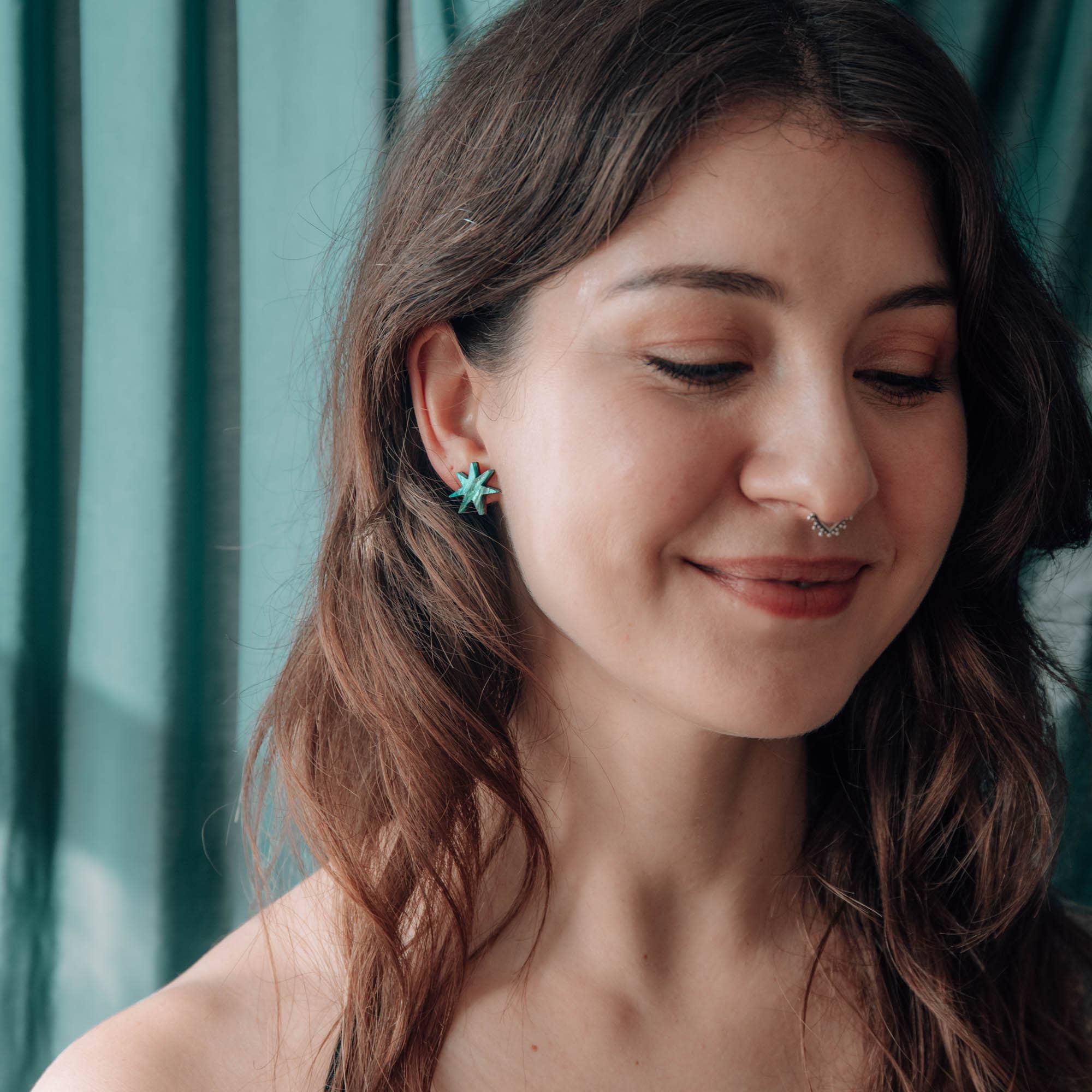 Pepper You - Vente Clous d'oreille - Clous en forme d'étoile dessinés à la main 2