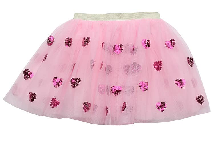 Sparkle Sisters by Couture Clips - Wholesale Tutu - Kids - Hot Pink/Pink Heart Tutu