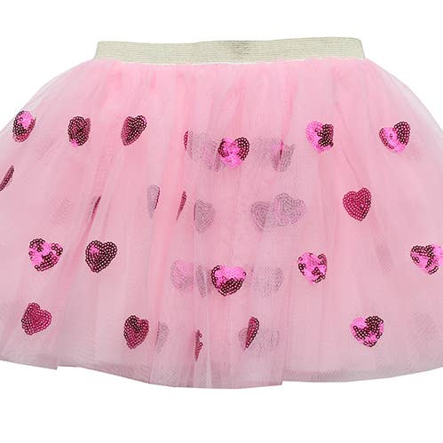 Sparkle Sisters by Couture Clips - Wholesale Tutu - Kids - Hot Pink/Pink Heart Tutu0