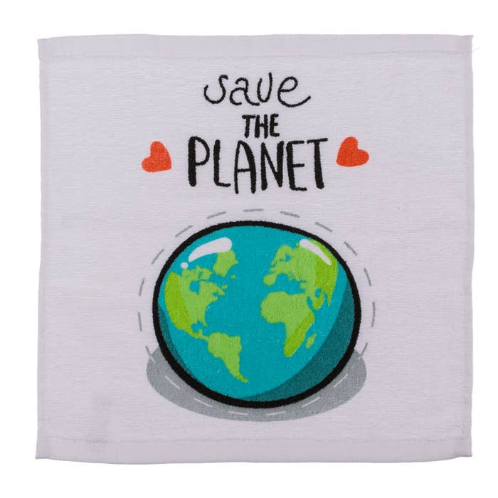 Out of the blue KG - Wholesale Tea Towel - Magic cotton towel, Save the Planet,2