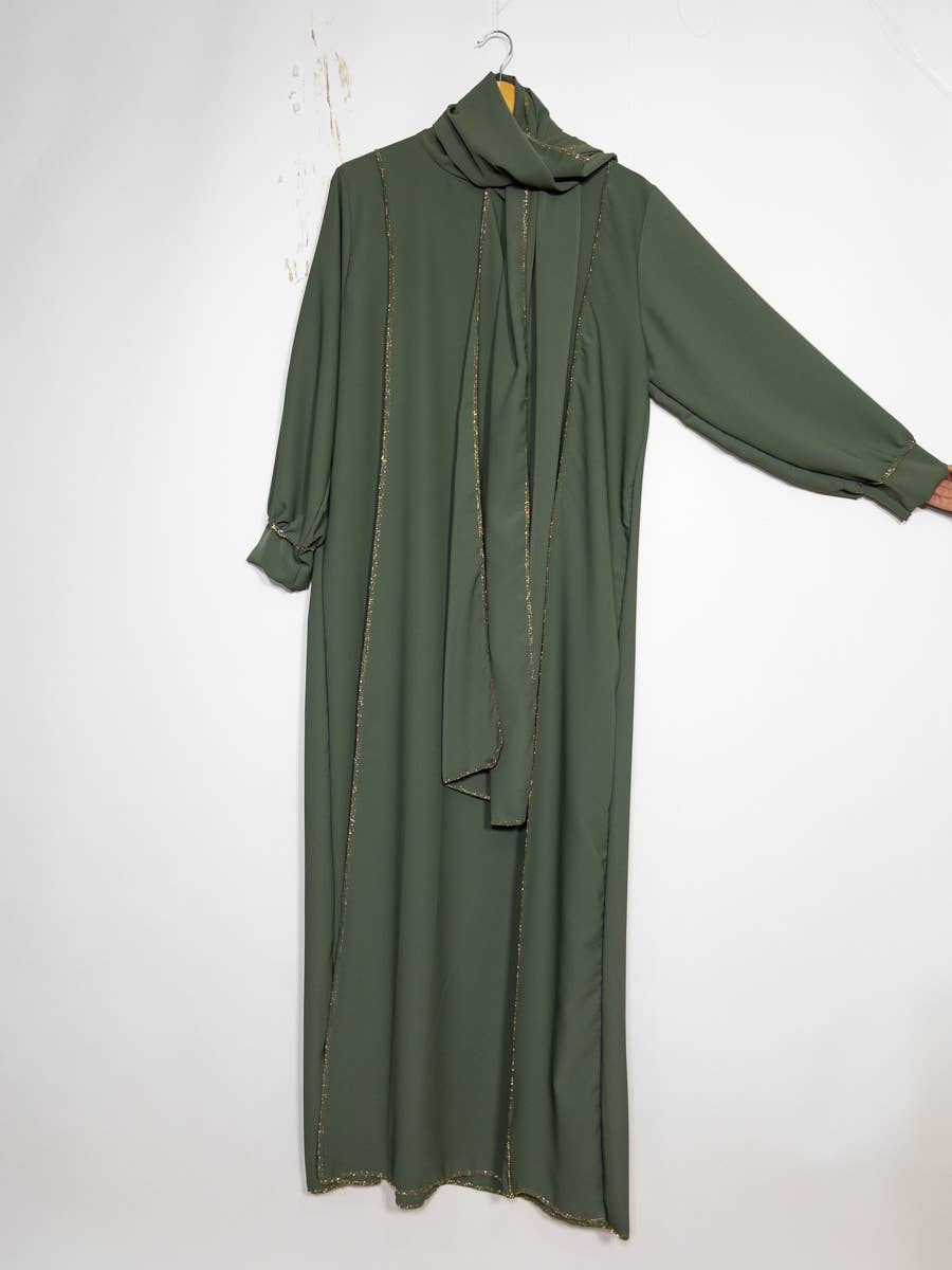 IDEAL OUTFIT - Wholesale Kaftan - Women's - Medina silk abaya ref:2369pk17