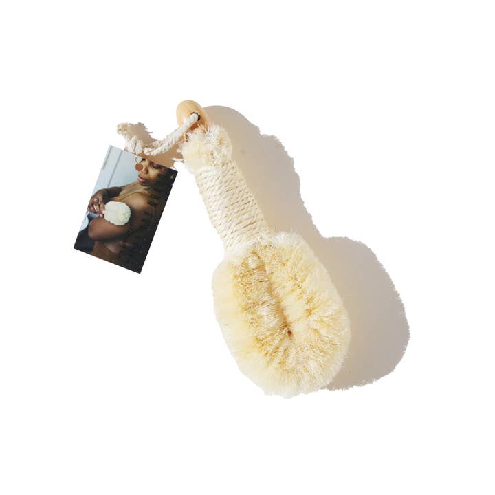 URB APOTHECARY - Wholesale Body Brush - DRY BRUSH NATURAL SISAL FIBERS FOR EXFOLIATION & LYMPH
