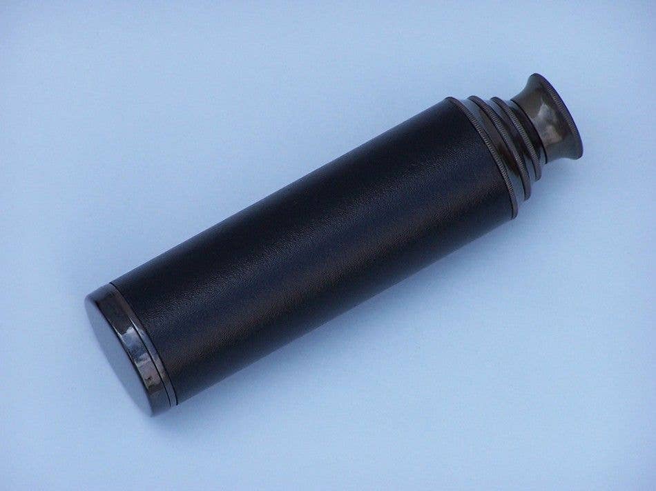 Hampton Ironworks - Wholesale Navigational Compass - Deluxe Class Captain's Oil Rubbed Bronze - Leather Antique S1