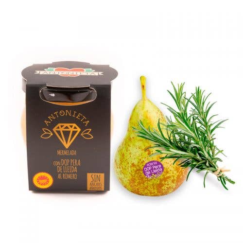 Geléia gourmet de pera de Lleida com alecrim, Antonieta Fruits por atacado de Made in Spain Gourmet