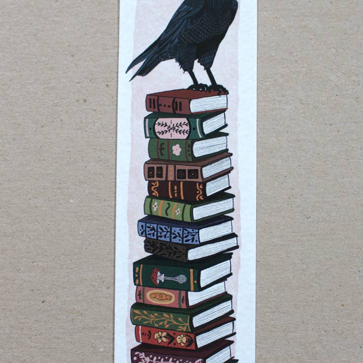 michele maule - Wholesale Bookmark - Bookmark - Crow and Books Bookmark2