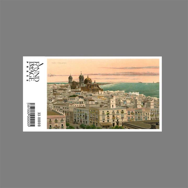 Found Image Press - Vendita all'ingrosso Adesivo - Adesivo MF-508 Panoramica di Cadice, Spagna1