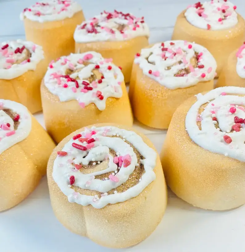 The Burlap Barn Company – Engroshandel Badekugle – Bath Bomb med Kanelbolleduft2