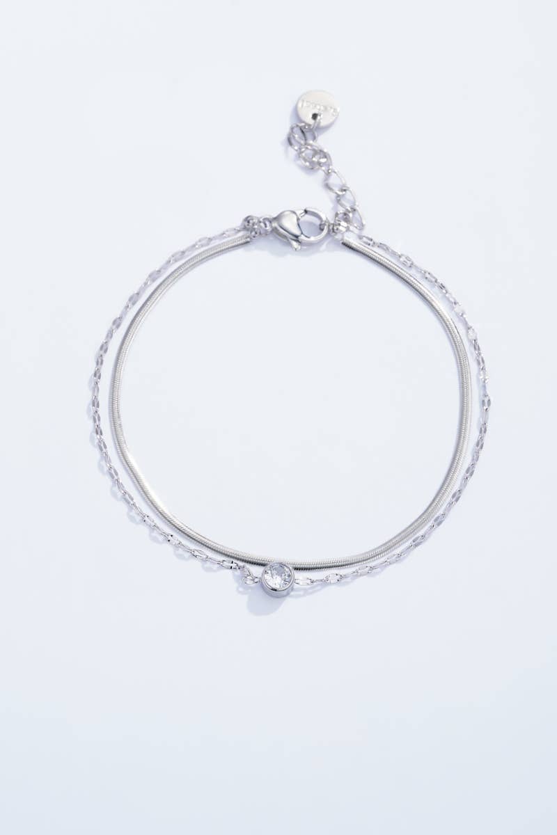 BYREN | ÉLINE L'ATELIER - Wholesale Wristlet - 324AQ17 stainless steel double bracelets1