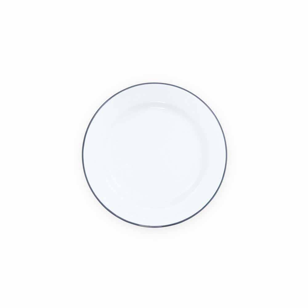 Crow Canyon Home – Engroshandel Salattallerken – Vintage Enamelware Flat Salat Plate2