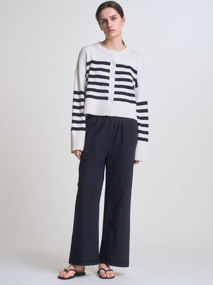 80482 - COTTON STRIPE CARDIGAN for wholesale by Grade & Gather