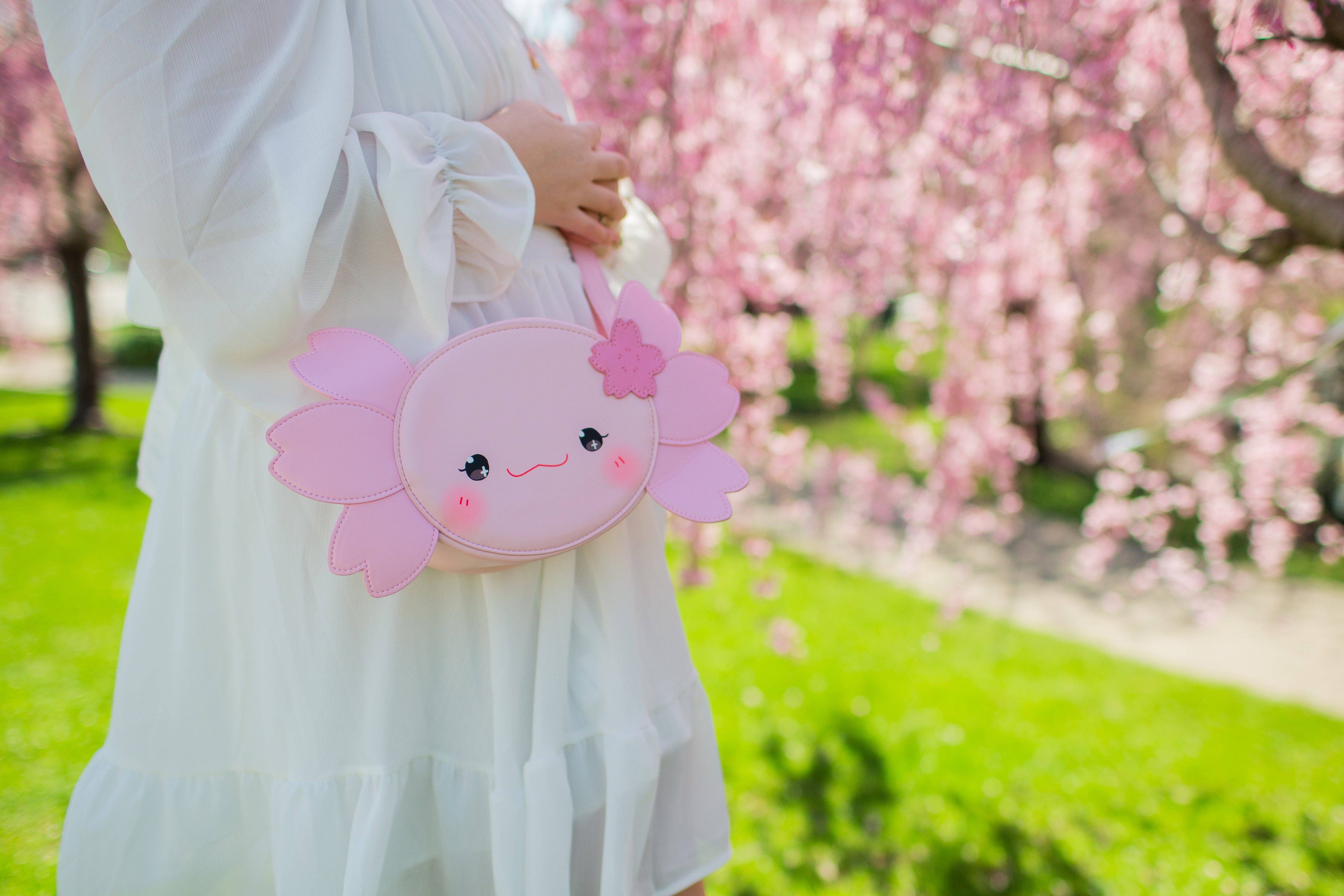 Agi Jagi Shop - Wholesale Crossbody Bag - Women's - Agi the Axolotl Crossbody Purse14