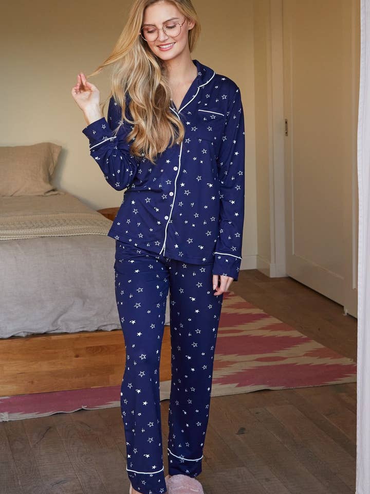 Lily Clothing - Wholesale Sleepwear Set - Women's - WOMEN COMFORTABLE LOOSE PAJAMAS_CWSPJ03631