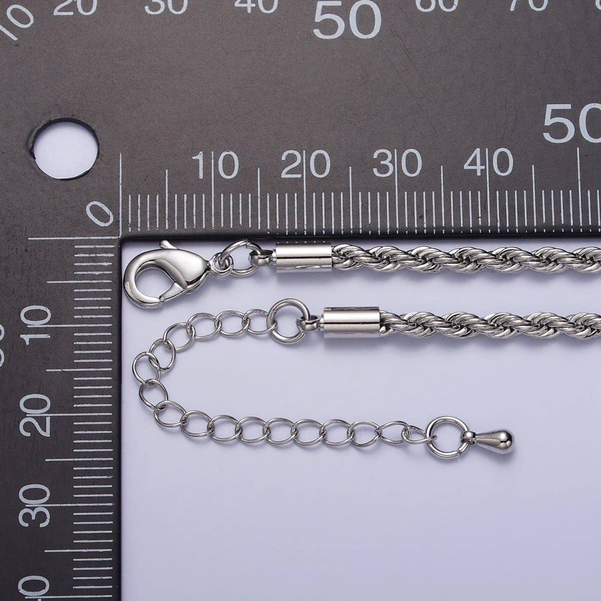 Aim Eternal - Wholesale Link & Chain Necklace - Unisex Chain Necklace, Rope Chain Necklace Gold Twist Chain, 3mm Rope Chain 18" 19.5" Necklace | WA-1520 WA-1521 WA-1522 WA-1523 Clearance Pricing4