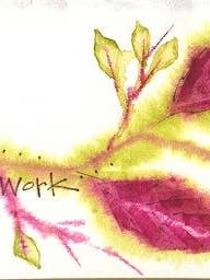 Marque-page Coleus Leaves pour la vente par Credo Designs LTD