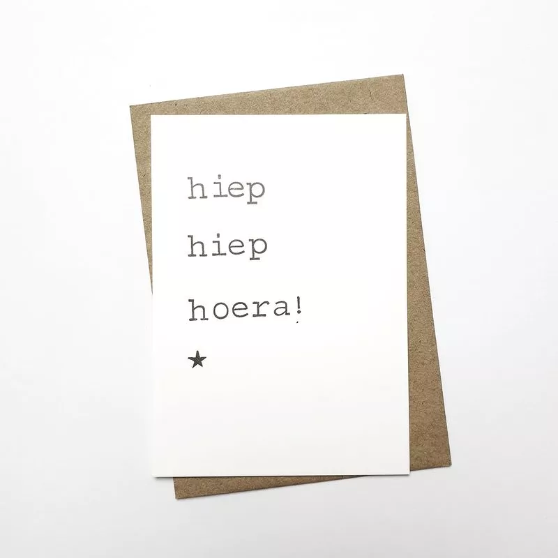 By Mar Postcards - Wholesale Everyday Greeting Card - Hip Hip Hooray0