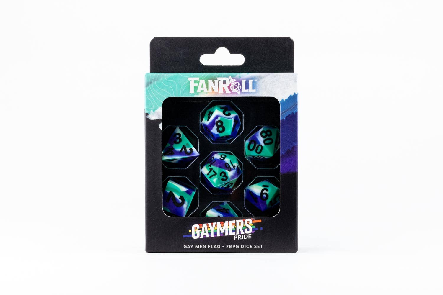 FanRoll by Metallic Dice Games – wholesale Dice – PRIDE Silicone Dice (NINE STYLES)8