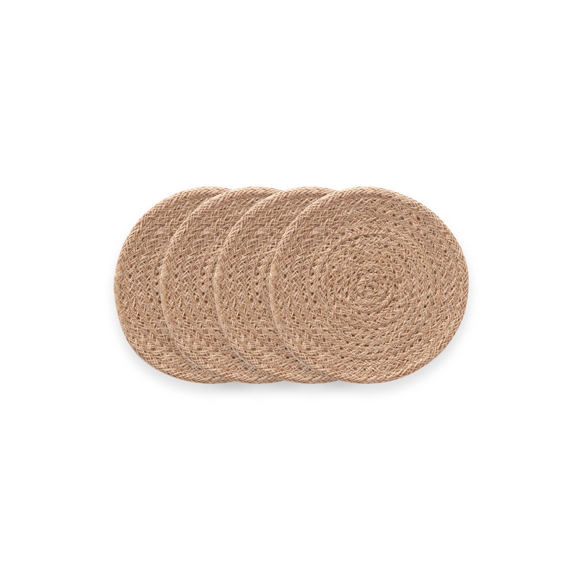 GAMUSI – wholesale Bordsskydd – Rund underlägg i 100% jute - GAMUSI1