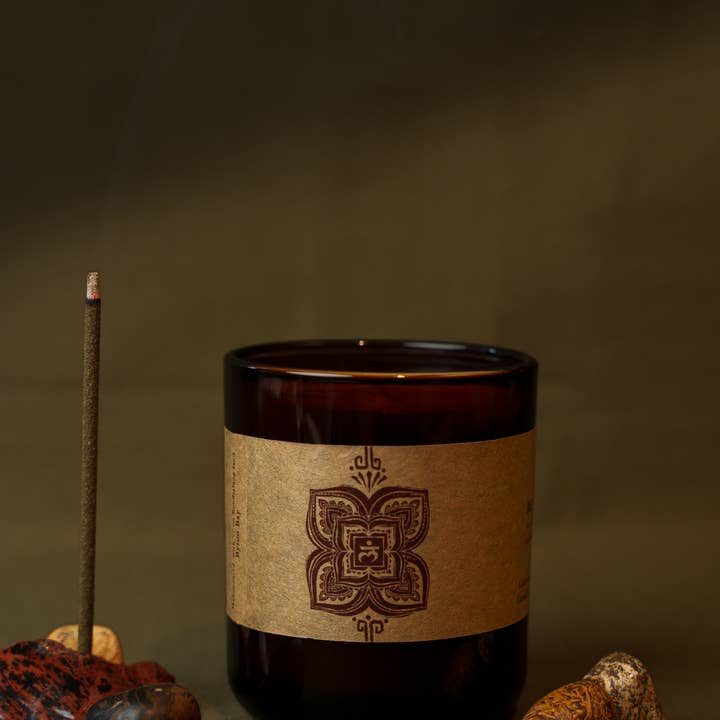 Amavasya Healing Store - Wholesale Jar/filled candle - Root Chakra - Pure Essential Oil Meditation Candles2