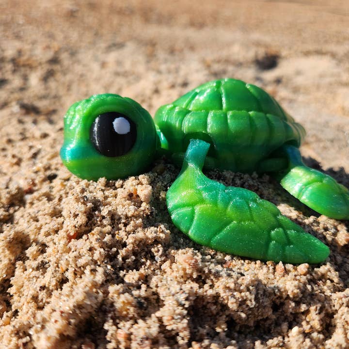 Altered Matter - Wholesale Fidget Toy - Kids - Adorable Sea Turtle Buddy- 3D Printed Fidget