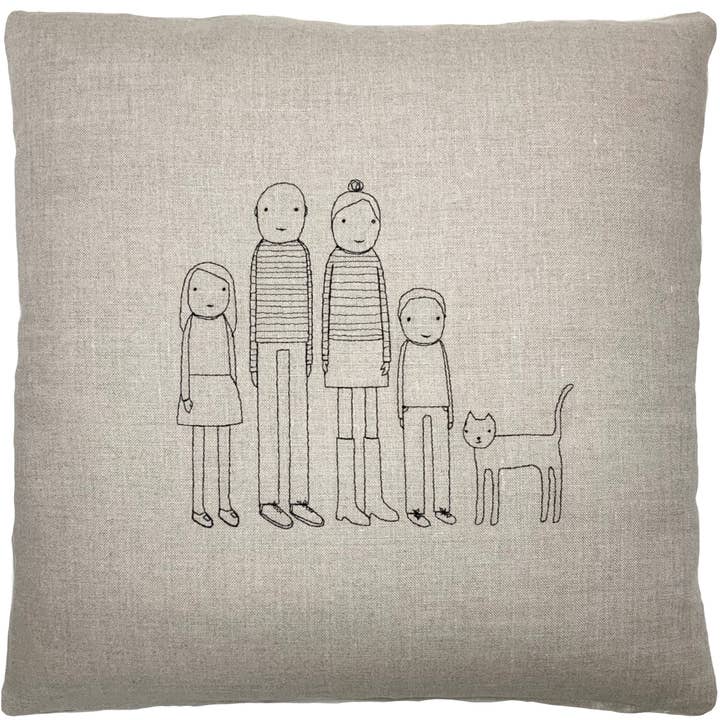 Custom Family Pillow for wholesale by K Studio