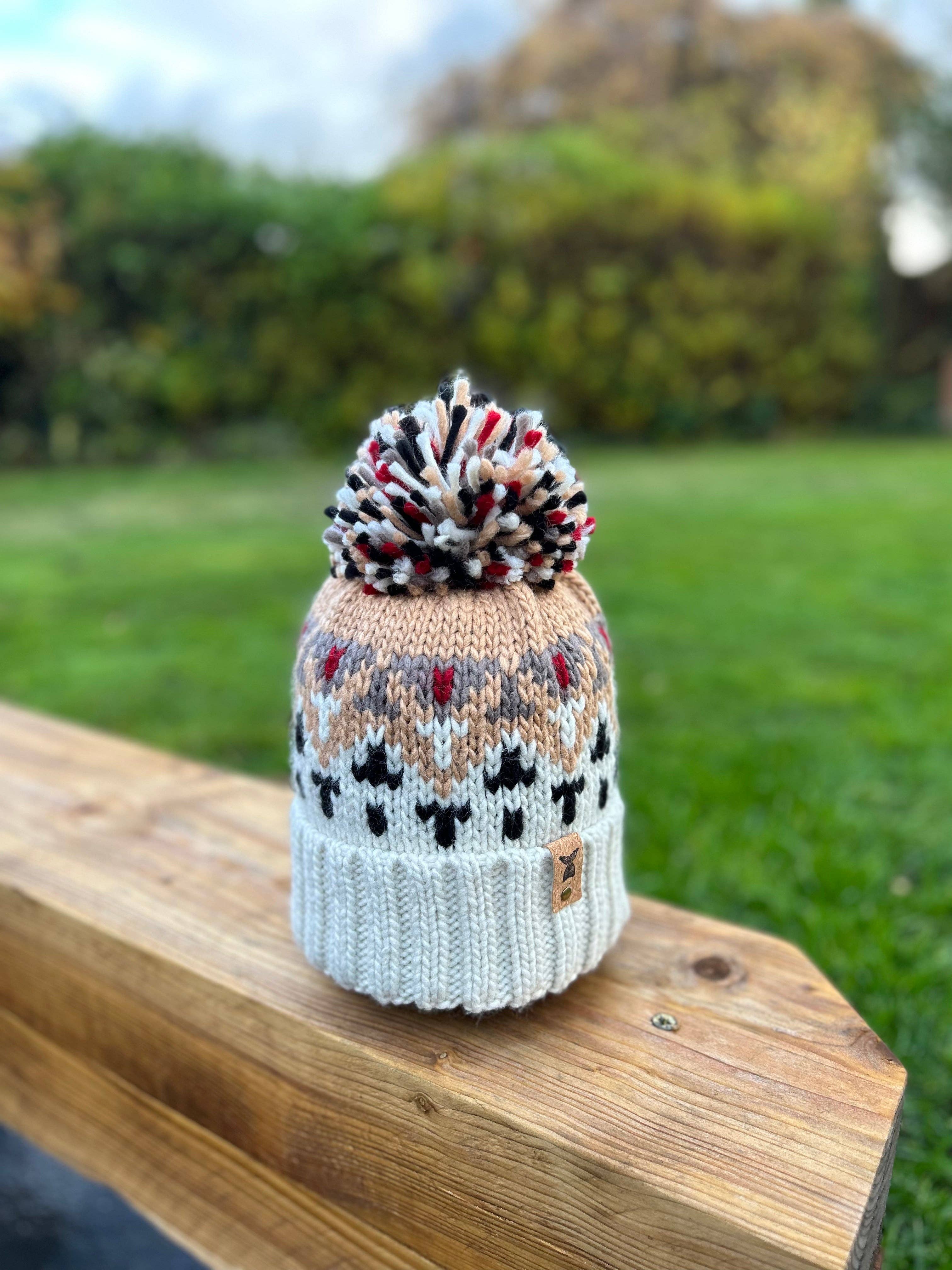 Mermaid Marys – wholesale Beanie – Women's – Patterned Chunky Knit Beanie7