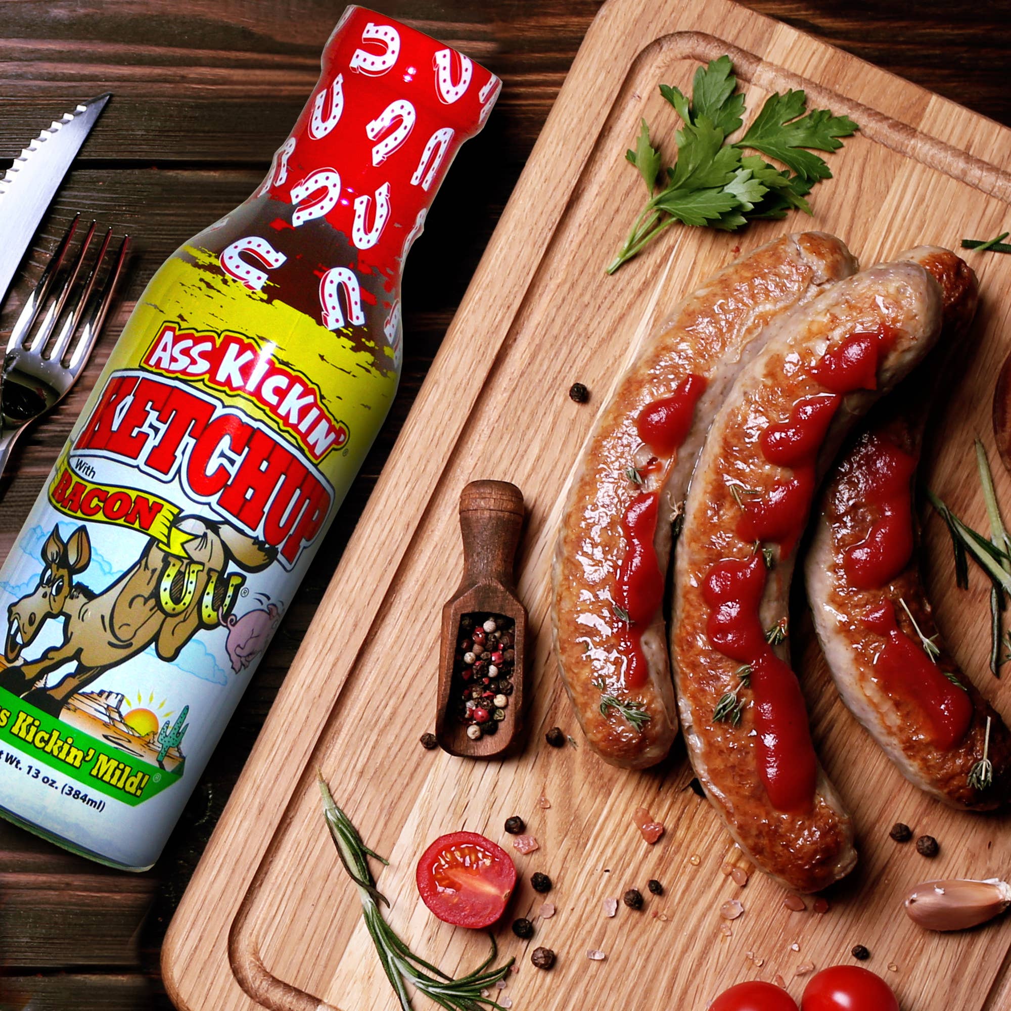 Southwest Specialty Food - Wholesale Ketchup - Ass Kickin’ Ketchup With Bacon4