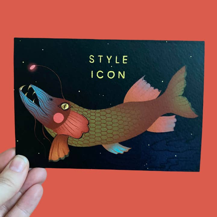 Icône de style - motif de poisson éblouissant pour la vente par Piece of the Peach