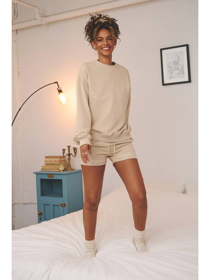 No Vacancy – Engroshandel Shorts – Kvinder – Los Angeles fransk frottéshorts23