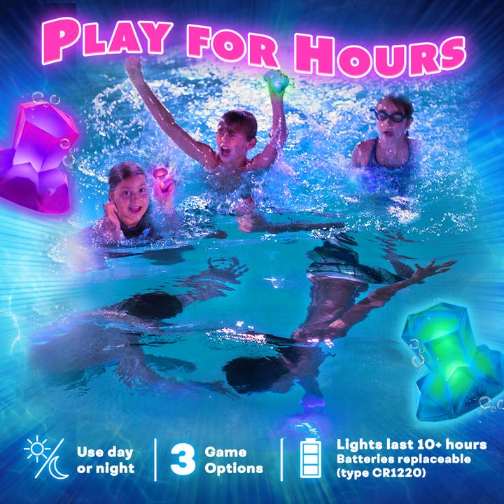 Starlux Games - Wholesale Beach/Pool Toy - Kids & Baby - Dive Diamonds: Diving Toys & Light Up Pool Set