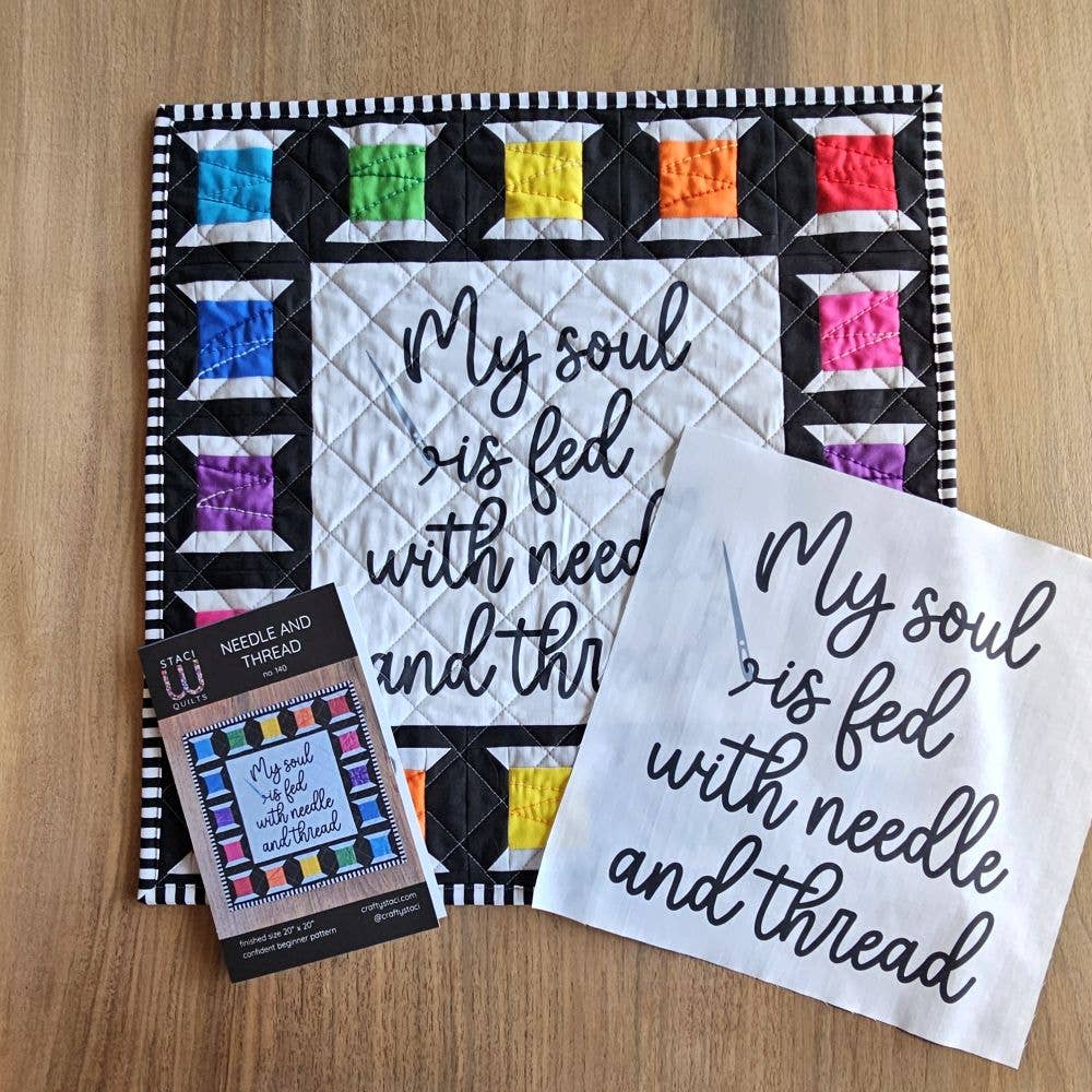 Staci W Creative LLC - Wholesale Craft Sewing Kit - Needle and Thread Quilt Pattern and Fabric Panel5