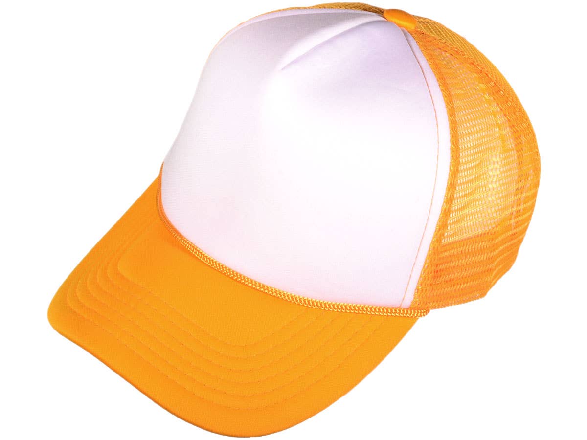 Buck Wholesale – Großhandel Trucker-Cap – Unisex – Buck Wholesale Schlichte Schaumstoff-Trucker-Caps mit Netzrückseite, mittleres Profil (44 Farben)23