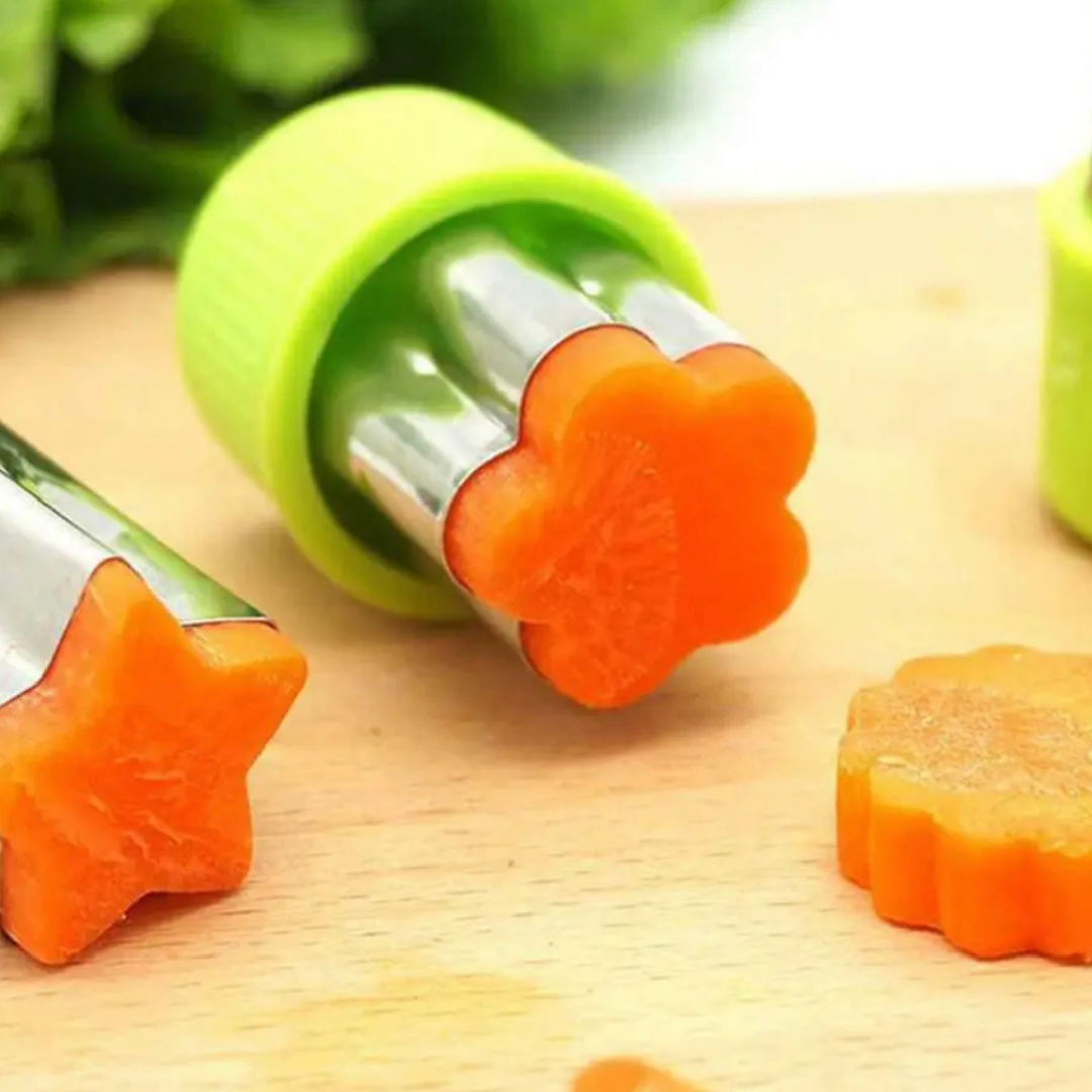 Mum Made Yum - Wholesale Kitchen Tool/Gadget - Fruit & Veggie Cutters - Green - 12 Piece Set5