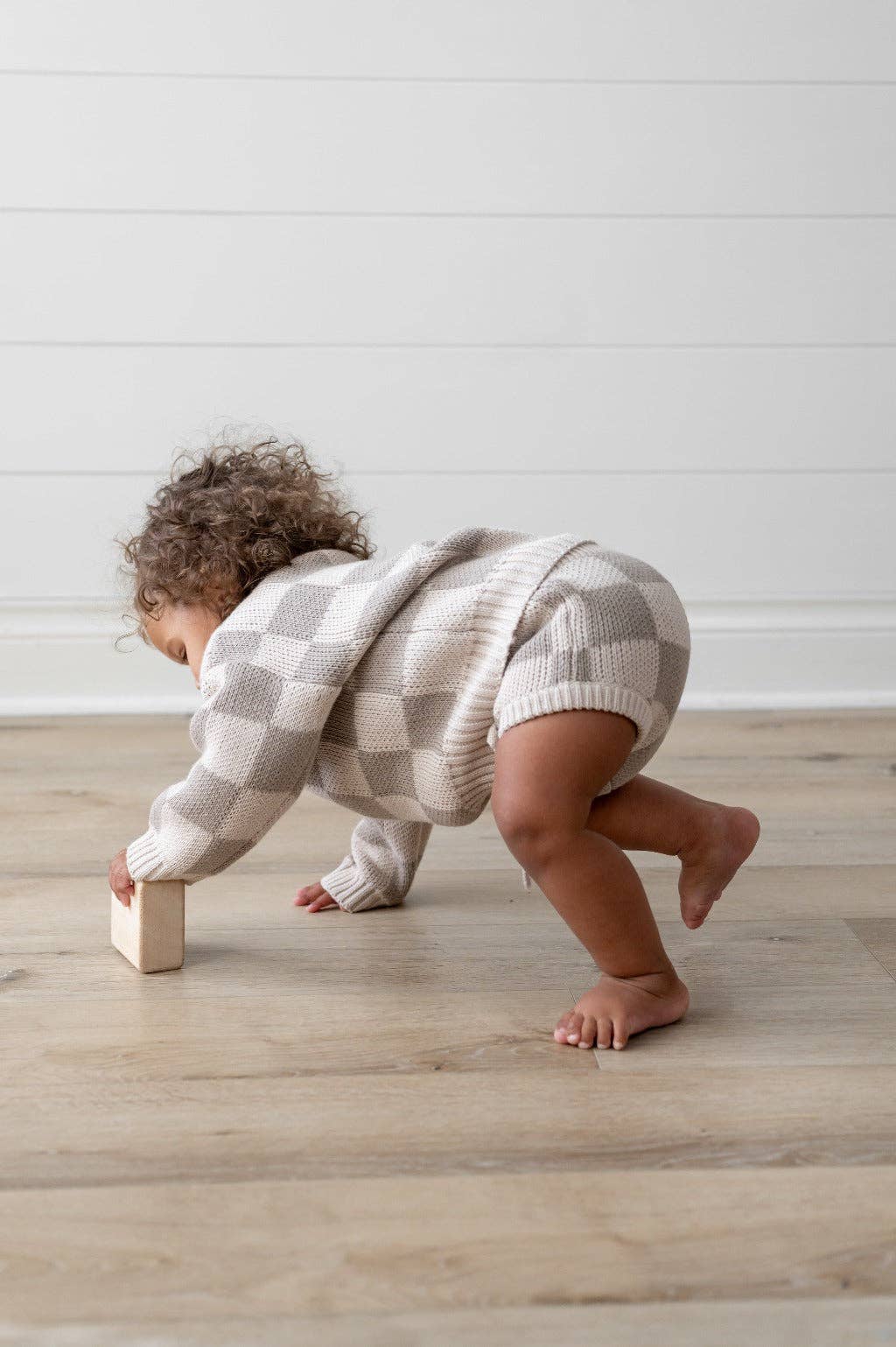 Yooushi - Wholesale Shorts - Baby - Checkered Knit Bloomers2