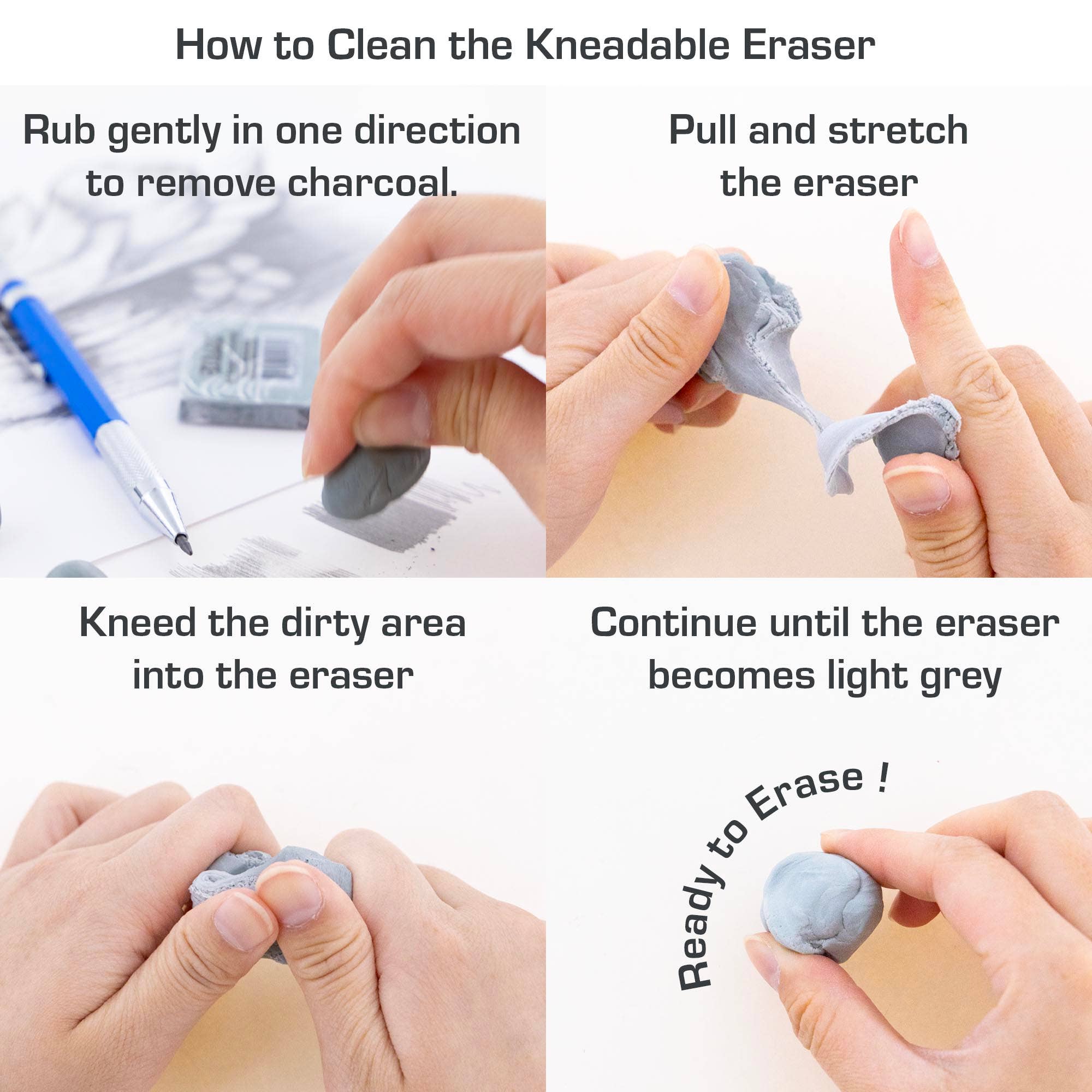 BAZIC Products - Wholesale Eraser - Kneaded Eraser4