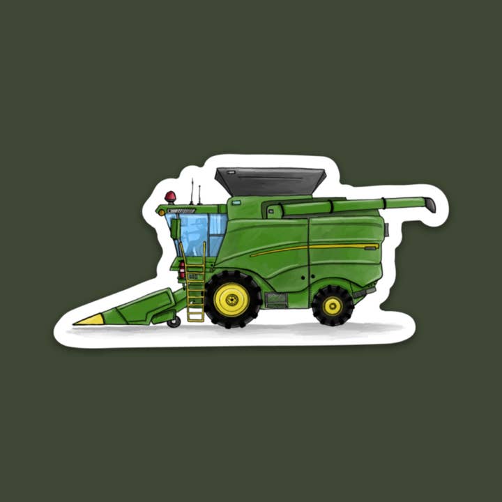 Kevin & Kaia - Wholesale Sticker - Combine Harvester - Sticker