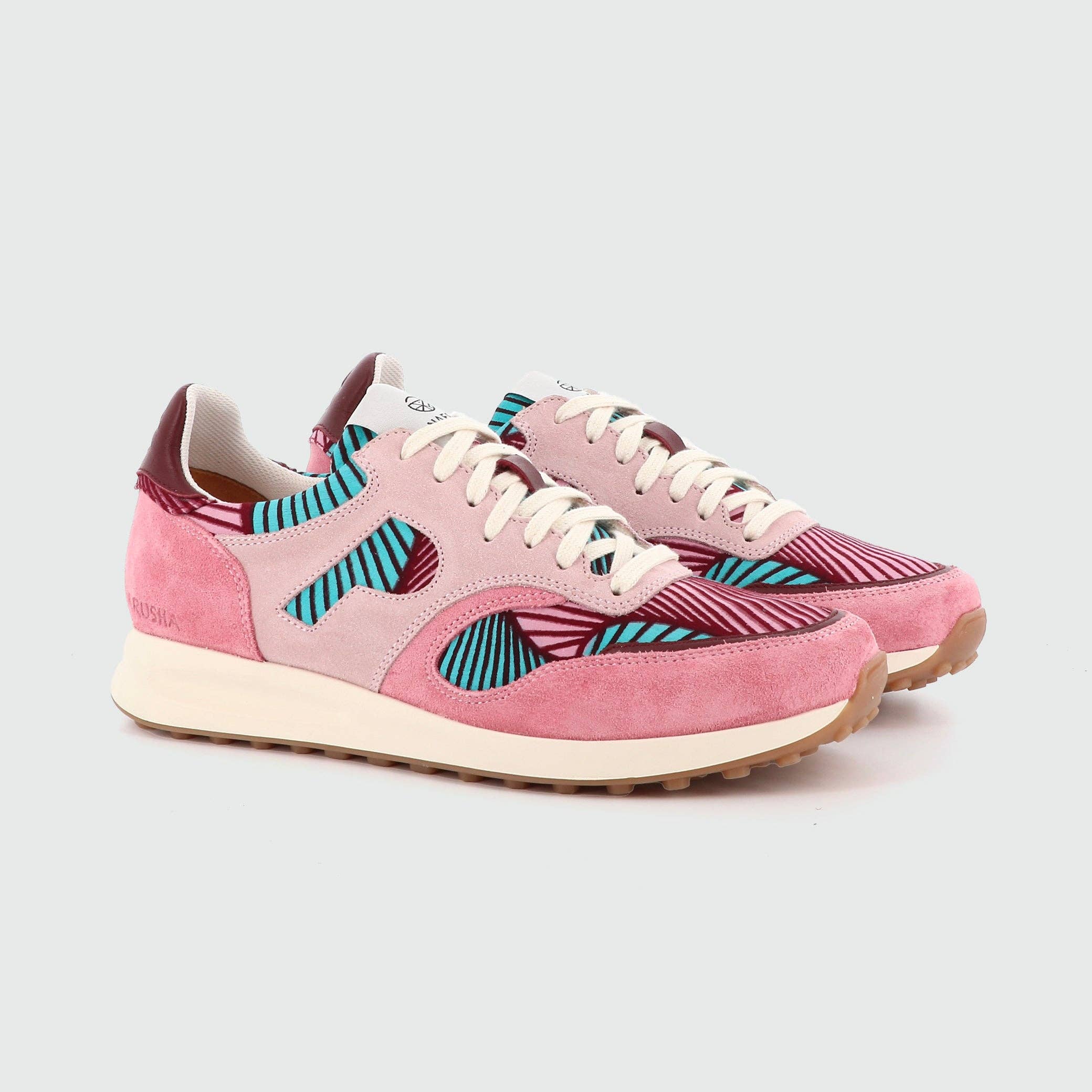 Panafrica – Engroshandel Lifestyle sneaker - Dame – Arusha-Hindbær3