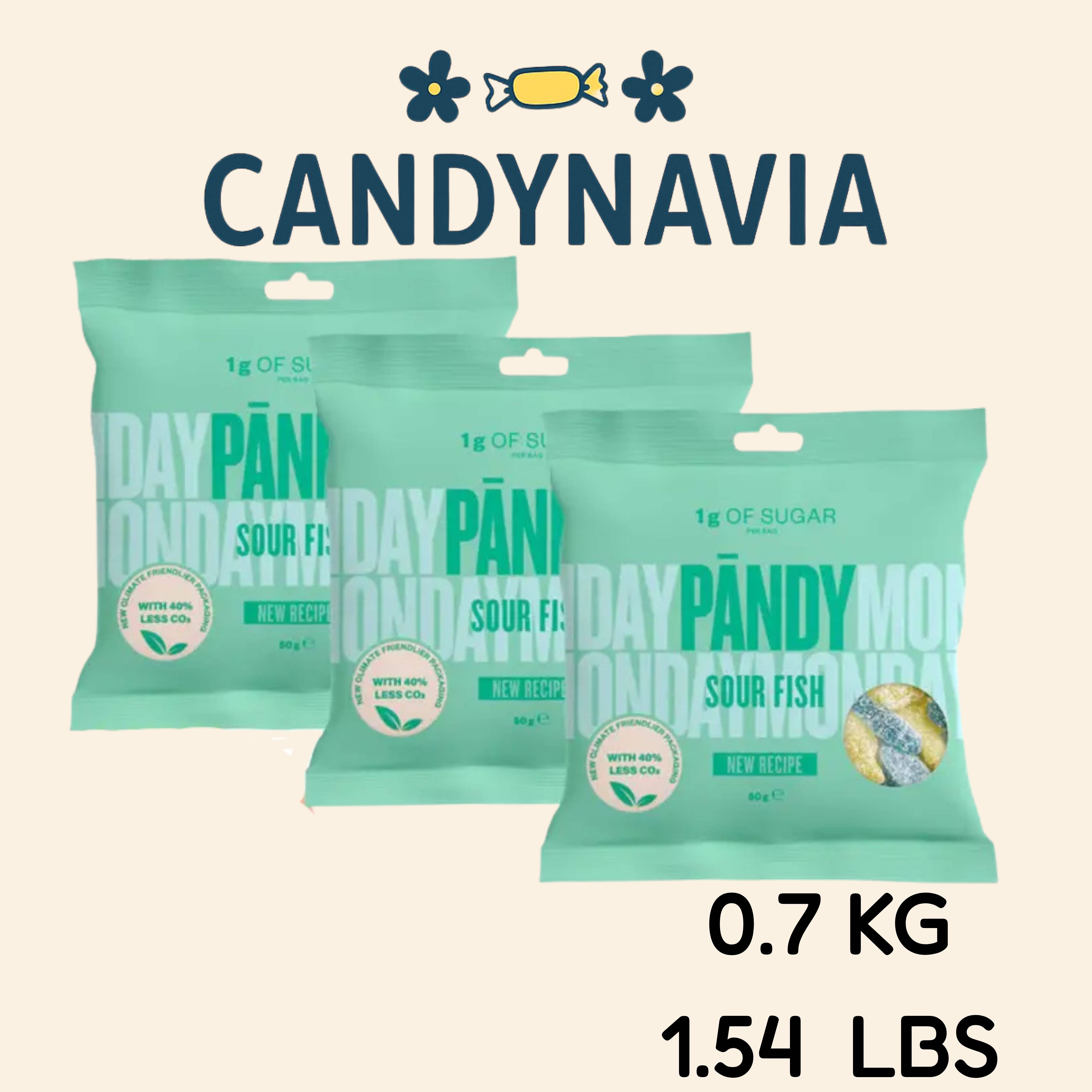 Candynavia - Wholesale Gummy - Swedish Candy - Pändy Sour Fish0