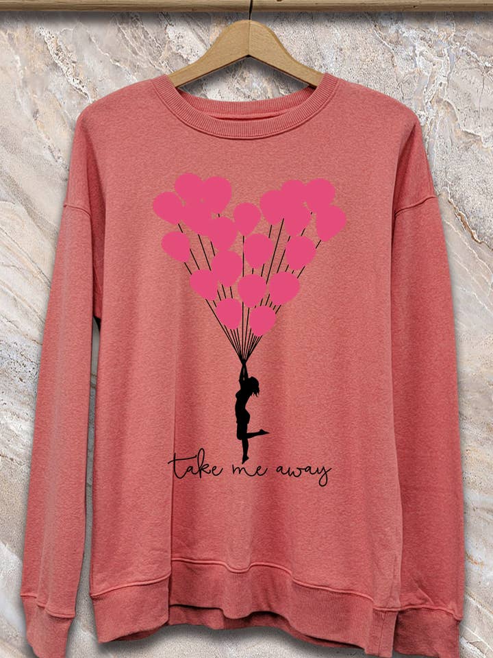 SPT-SS-218_Take Me Away - Sweat-shirt pour la vente par SP Tops, Inc.