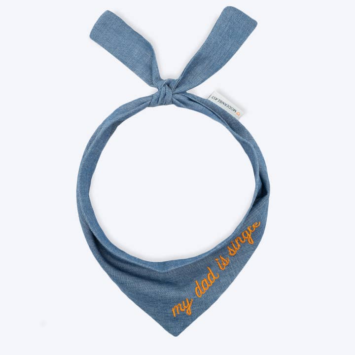 EMBROIDERED BANDANA Cotton Pet Apparel for wholesale by MODERNBEAST