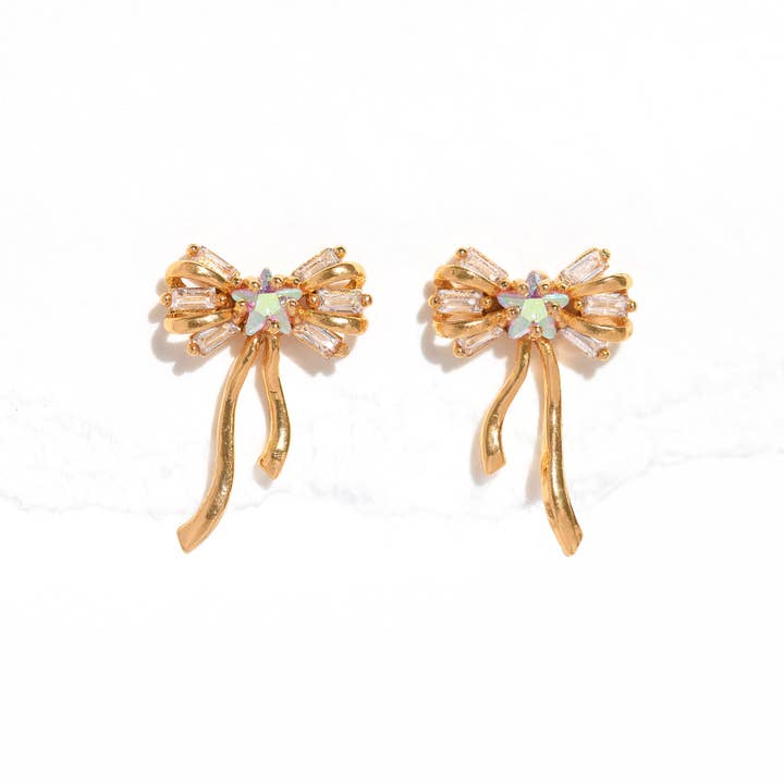 Coquette Bow Earrings for wholesale by Girls Crew