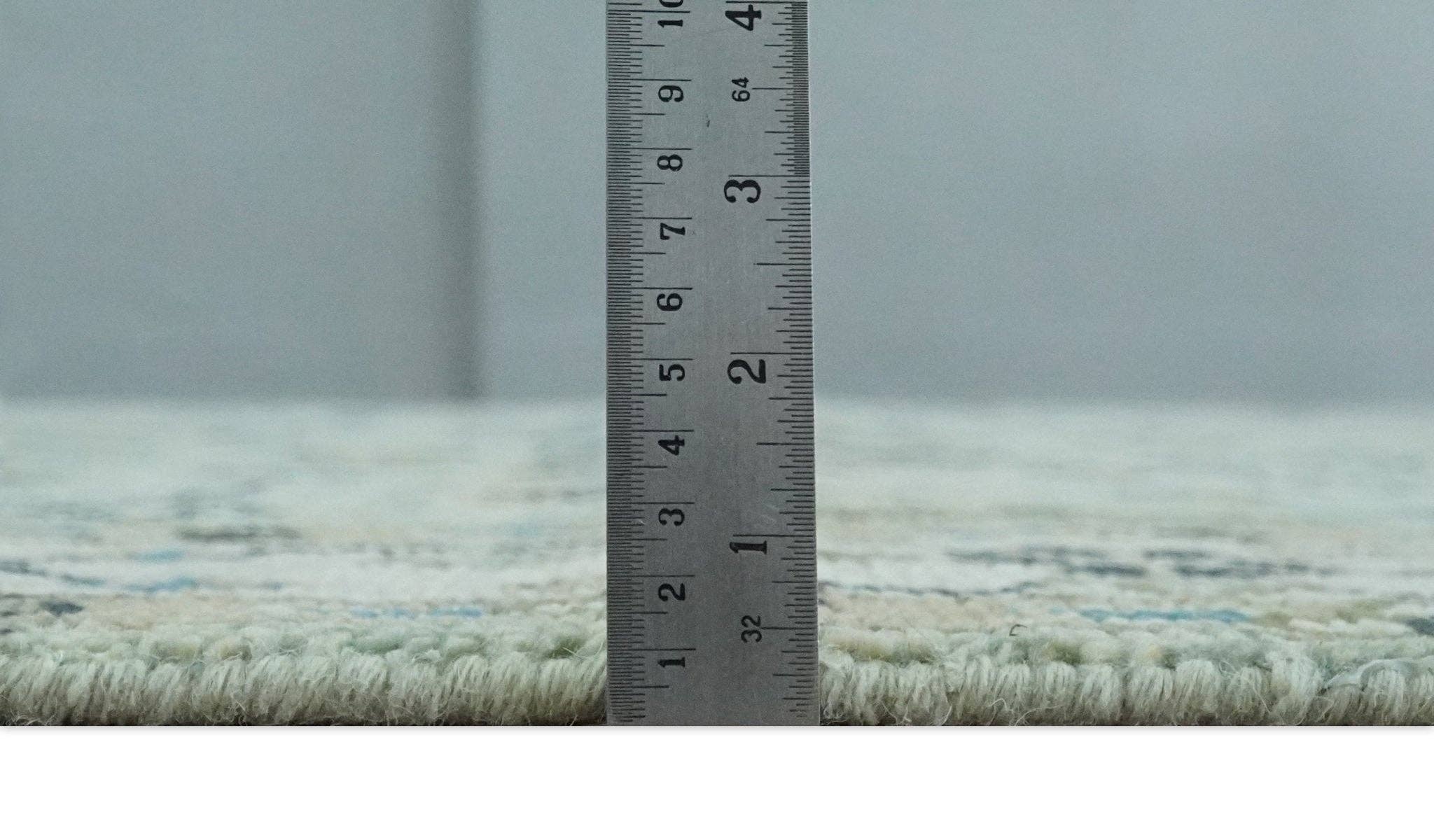 The Rug Decor, Inc. - Venta al por mayor Alfombra pequeña - Alfombra hecha a mano color verde musgo antiguo y marfil, lista para envío7