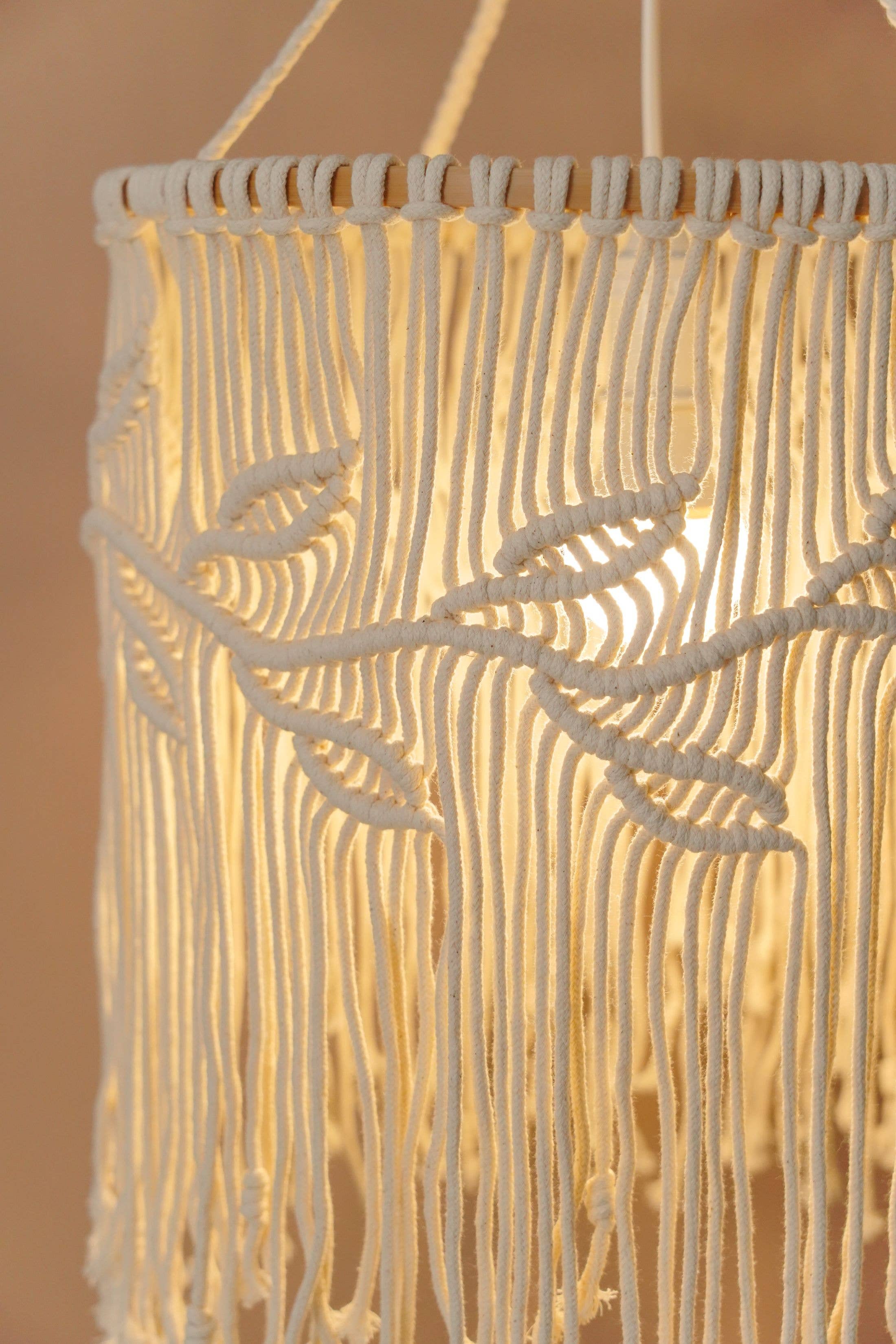 HeartCrafted – wholesale Lampshade – Macrame Lamp Shape V1415