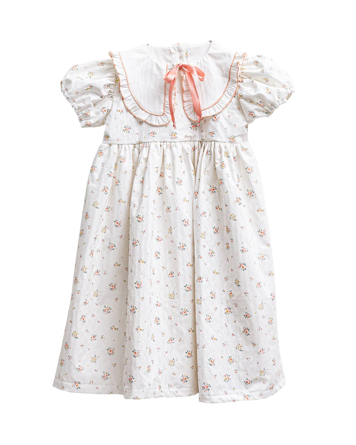 White Flowers Bella Dress Flower Print for wholesale on Faire0