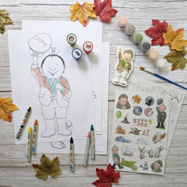 Robert Frederick Ltd – wholesale Art set – Child & baby – Percy the Park Keeper Art Activity Tube