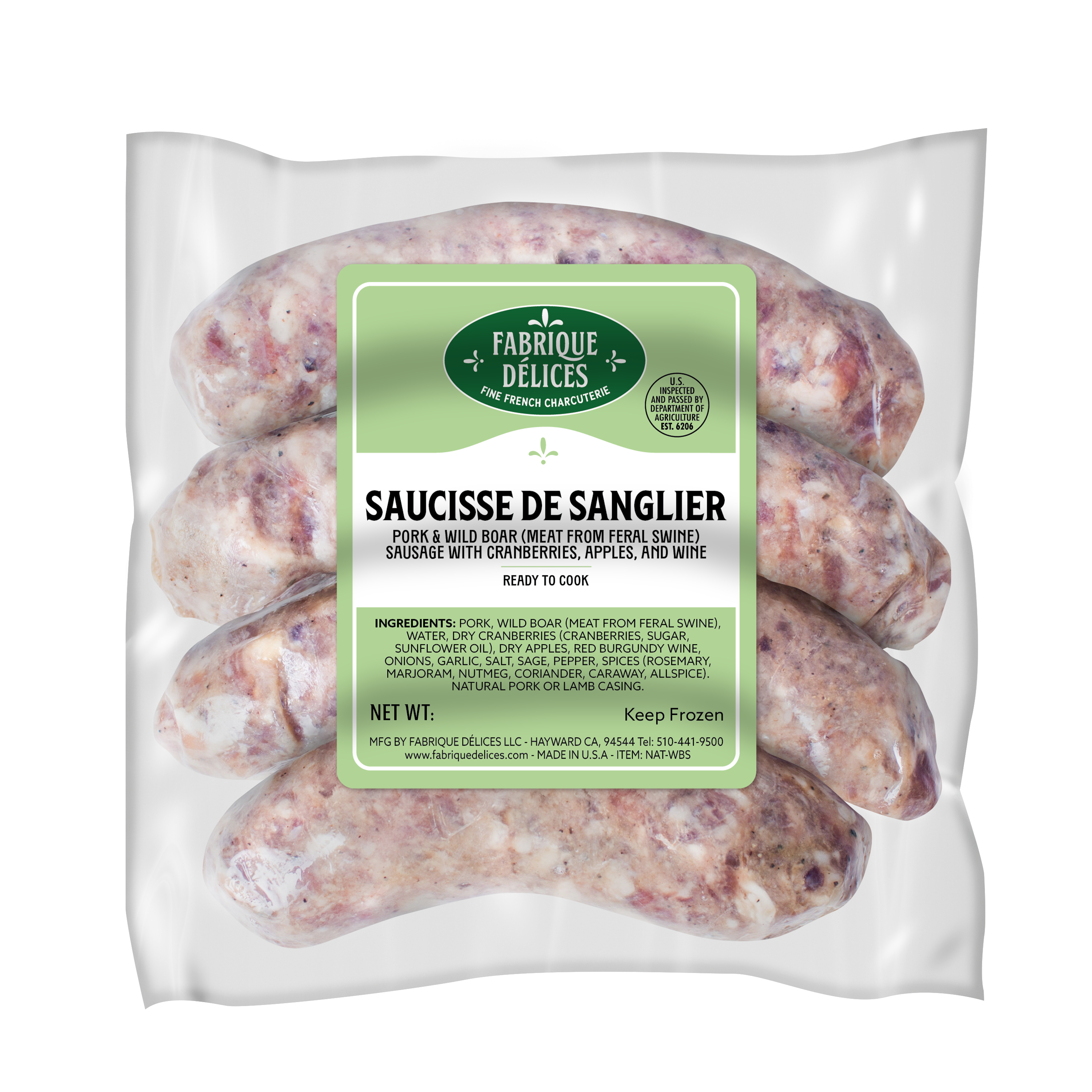 Fabrique Délices - Vente Saucisses - Saucisse de sanglier0