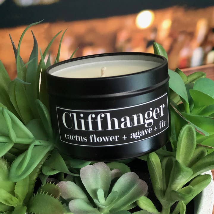 Fly Paper Products - Vente Bougies de voyage - Bougie Cliffhanger 4oz Fleur de Cactus + Agave + Sapin